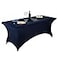 LZY Spandex Fitted Stretch Table Cover for 6 ft or 4ft or 8ft Folding Table Rectangular Cocktail Tablecloth Perfect for Party or Banquet