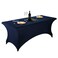 LZY Spandex Fitted Stretch Table Cover for 6 ft or 4ft or 8ft Folding Table Rectangular Cocktail Tablecloth Perfect for Party or Banquet