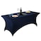 LZY Spandex Fitted Stretch Table Cover for 6 ft or 4ft or 8ft Folding Table Rectangular Cocktail Tablecloth Perfect for Party or Banquet