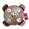 Covers For The Home Deluxe Elastic Edged Flannel Backed Vinyl Fitted Table Cover Woodgrain Oak Pattern Large Round Fits Tables up to 45 56 Diameter