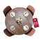 Covers For The Home Deluxe Elastic Edged Flannel Backed Vinyl Fitted Table Cover Woodgrain Oak Pattern Large Round Fits Tables up to 45 56 Diameter