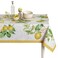 Maison d' Maison d Hermine Table Cloth Rectangle Table 100 Cotton 60 x 120 Inches Tablecloth Reusable Decorative for Dining Kitchen Room Farmhouse Party Home Hotel Restaurant Spring Summer Limoncello