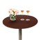 JISEN Cocktail Spandex Round Tablecloth Fitted Stretchable Table Cap 24 Inch ABrown