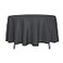 sancua Round Tablecloth 90 Inch Water Resistant Spill Proof Washable Polyester Table Cloth Decorative Fabric Table Cover for Dining Tables Buffet Parties and Camping Grey