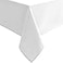 Hiasan White Rectangle Tablecloth Waterproof and Spillproof Washable Fabric Table Cloth for Dining Room Kitchen Party and Outdoor 60 x 84 Inch