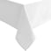 Hiasan White Rectangle Tablecloth Waterproof and Spillproof Washable Fabric Table Cloth for Dining Room Kitchen Party and Outdoor 60 x 84 Inch