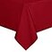 sancua Square Tablecloth 60 x 60 Inch Water Resistant Spill Proof Washable Polyester Table Cloth Decorative Fabric Table Cover for Dining Tables Buffet Parties Christmas Red