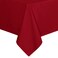 sancua Square Tablecloth 60 x 60 Inch Water Resistant Spill Proof Washable Polyester Table Cloth Decorative Fabric Table Cover for Dining Tables Buffet Parties Christmas Red