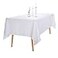 Ascoza 2pack 60x120 Inch White Rectangular Tablecloth 6 Feet Table Cloth in Polyester Fabric for WeddingBanquetRestaurantParties