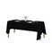 Cupuamon Rectangle Tablecloth 60x102 inch Washable Polyester Fabric Table Cloth for Wedding Party Dining Banquet Decoration60x102 Black