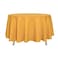 sancua Round Tablecloth 90 Inch Water Resistant Spill Proof Washable Polyester Table Cloth Decorative Fabric Table Cover for Dining Tables Buffet Parties and Camping Gold