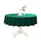 Romanstile Round Waterproof Tablecloth Stain Resistant Washable Table Cloths Wrinkle Free Polyester Table Covers for Kitchen Dining Party Wedding Indoor and Outdoor Green 90 Inch