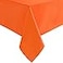 Hiasan Pumpkin Orange Tablecloth for Rectangle Tables Waterproof and Spillproof Washable Fabric Table Cloth for Dining Room Kitchen Party 60 x 120 Inch