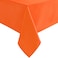Hiasan Pumpkin Orange Tablecloth for Rectangle Tables Waterproof and Spillproof Washable Fabric Table Cloth for Dining Room Kitchen Party 60 x 120 Inch
