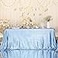 Eternal Beauty Baby Blue Tablecloth 60x102 Inch Sequin Rectangle Table Cover for Cake Dessert Exhibition Party Birthday Events