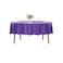Cupuamon 70 inch Round Tablecloth Washable Polyester Table Cloth Decorative Table Cover for Wedding Party Dining Banquet70 inchPurple
