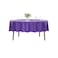 Cupuamon 70 inch Round Tablecloth Washable Polyester Table Cloth Decorative Table Cover for Wedding Party Dining Banquet70 inchPurple