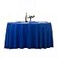 Ascoza 2pack 120 Inch Royal Blue Round Tablecloth in Washable Polyester Fabric for WeddingBanquetRestaurantParties