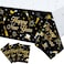 Sumind 3 Pieces 2026 Happy New Year Table Covers 54 x 108 Inch Tablecloth Plastic Disposable Black and Gold Table Covers Banner for Happy 2026 New Year Party Theme Decorations Supplies