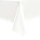 Romanstile Rectangle Vinyl Tablecloth100 Waterproof Heavy Duty Oil Spill Proof Stain Resistant Plastic PU Table Cover with Flannel Backing for Kitchen Dining Flower Ivory White 60 x 102