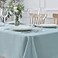 maxmill Jacquard Square Tablecloth Stain Resistant Spillproof Wrinkle Free Washable Soft Table Cloth Decorative Fabric Table Cover for Dining Room Indoor and Outdoor Use 52 x 52 Inch Dusty Blue