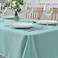 maxmill Textured Tablecloth Water Resistance Antiwrinkle Spill Proof Jacquard Table Cloth Fabric Table Cover for Buffet Banquet Parties Event Holiday Dinner Square 70 x 70 Inch Turquoise