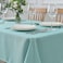 maxmill Textured Tablecloth Water Resistance Antiwrinkle Spill Proof Jacquard Table Cloth Fabric Table Cover for Buffet Banquet Parties Event Holiday Dinner Square 70 x 70 Inch Turquoise