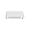 Pomp White 70 x 120 Inch Premium Polyester Tablecloth Wrinkle Stain Resistant Easy Care Fabric Fits 6FT or 8FT Rectangle Table