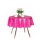 JYFLZQ Fuchsia Sequin Tablecloth 50 Small Round Sparkly Drape Table Cloths Table Cover Overlay for Wedding Birthday Party Baby Bridal Shower