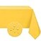 Softalker Rectangle Tablecloth Waterproof Table Cloths Wrinkle Free Fabric Washable Polyester Table Cover for Dining Tables Party Outdoor Camping Parties Buffet 60 x 120 inch Yellow