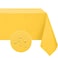 Softalker Rectangle Tablecloth Waterproof Table Cloths Wrinkle Free Fabric Washable Polyester Table Cover for Dining Tables Party Outdoor Camping Parties Buffet 60 x 120 inch Yellow