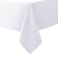 Biscaynebay Textured Fabric Tablecloths 90x156 Inches Rectangular White Water Resistant Tablecloths for Dining Kitchen Wedding and Parties etc Machine Washable