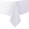 Biscaynebay Textured Fabric Tablecloths 90x156 Inches Rectangular White Water Resistant Tablecloths for Dining Kitchen Wedding and Parties etc Machine Washable
