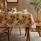 Joyfol Day Sunflower TableclothOrange Floral Table Cloth for Rectangle TablesWaterproof Resistant Flower Table Cover for Kitchen Dining Room60 X 84 INCH