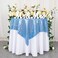 AMZLOKAE Sequin Tablecloth Square 50x50 Baby Blue Table Overlay Glitter Table Cloths for Parties Seamless Tablecloth Light Blue Sparkle TableCover for Dining Room Kitchen Linen