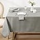 Softalker Jacquard Rectangle Tablecloth Swirl Design Waterproof Stain Resistant Table Cover Wrinkle Free Heavy Weight Table Cloths for DinnerPartiesHoliday 52 x 70 Inch Light Grey