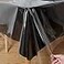 Obstal Clear Plastic Tablecloth 60 x 84 Inch 100 Waterproof OilProof SpillProof Vinyl PVC Table Cloth Wipeable Rectangle Tablecloth Protector for Dining Table Outdoor and Indoor Uses Clear