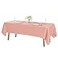 Cupuamon Rectangle Tablecloth 60x120 inch Washable Polyester Fabric Table Cloth for Wedding Party Dining Banquet Decoration60x120 Dusty Pink
