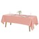 Cupuamon Rectangle Tablecloth 60x120 inch Washable Polyester Fabric Table Cloth for Wedding Party Dining Banquet Decoration60x120 Dusty Pink