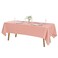 Cupuamon Rectangle Tablecloth 60x120 inch Washable Polyester Fabric Table Cloth for Wedding Party Dining Banquet Decoration60x120 Dusty Pink