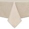 Hiasan Faux Linen Rectangle Tablecloth Wrinkle and Stain Resistant Washable Table Cloth for Kitchen Dining Room Holiday Table Cover for Party Dinner Beige 70 x 140 Inch
