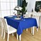 KAIPHO Royal Blue Square Tablecloth Waterproof Stain Resistant Wrinkle Free Table Cloth 210GSM Polyester Wipeable Table Cover for Party Banquet Indoor and OutdoorRectangleRectangular 60 x 60 inch