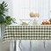 Midsummer Breeze Buffalo Plaid Square TableclothCotton Gingham Table Cloth for Kitchen Restaurant Farmhouse St Patricks Day Christmas Dcor 55x55 Green