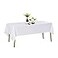 Bailarina 60x120 White Tablecloth Stain and Wrinkle Resistant Washable Polyester Table Cloth Decorative Table Cloth for Dining Table Buffet Parties and Wedding White