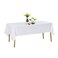 Bailarina 60x120 White Tablecloth Stain and Wrinkle Resistant Washable Polyester Table Cloth Decorative Table Cloth for Dining Table Buffet Parties and Wedding White