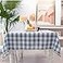 Midsummer Breeze Buffalo Plaid Rectangular TableclothCotton Gingham Table Cloth for Kitchen Restaurant Farmhouse Spring Summer Easter Dcor RectangleOblong 55x120Blue