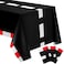 Moukeren 3 Pcs Racing Car Plastic Table Cloths Race Car Birthday Party Supplies Racetrack Black Checkered Tablecloth Decor Disposable Rectangular Tablecloth for Baby Shower Home 54 x 108 Inch