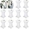 Pesonlook 10 Pack Cocktail Table Covers 32x43 White Fitted Spandex Stretch Tablecloth with Square Corners High Top Round Cocktail Tablecloth for Bar Wedding Party Banquet Round TableWhite
