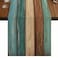 Vandarllin Table Runners 14X60 Inches Long Teal Turquoise Green Brown Cotton Linen Farmhouse Retro Rustic Barn Wood Texture Tablecloths NonSlip Party Table Decorations for Kitchen Home Dining Outdoor