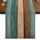 Vandarllin Table Runners 14X60 Inches Long Teal Turquoise Green Brown Cotton Linen Farmhouse Retro Rustic Barn Wood Texture Tablecloths NonSlip Party Table Decorations for Kitchen Home Dining Outdoor